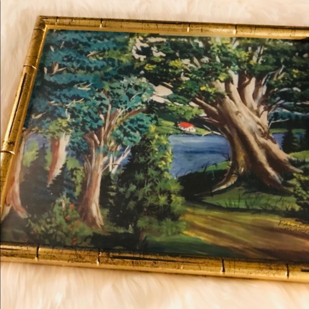 Palmer Martino Framed Nature Watercolor Print 9.75" x 11.75"